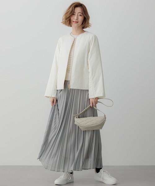 23区×Oggiコラボ /撥水加工】中綿 パディングタフタ ジャケット