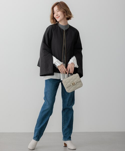 23区×Oggiコラボ /撥水加工】中綿 パディングタフタ ジャケット