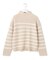 【Oggi2月号掲載/洗える】ウールカシミヤ ボーダー ニット