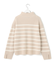 【Oggi2月号掲載/洗える】ウールカシミヤ ボーダー ニット