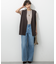 【RED CARD TOKYO×23区/VERY3月号掲載】デニム ライン ワイドパンツ