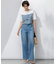 【RED CARD TOKYO×23区/VERY3月号掲載】デニム ライン ワイドパンツ