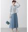 【洗える】CANCLINI クロップド テントライン シャツ