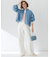 【SLOW/一部店舗限定】LIGHT DENIM バレルワイド パンツ