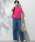 【SLOW/一部店舗限定】LIGHT DENIM バレルワイド パンツ
