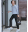【セットアップ対応/洗える】2WAYストレッチツイル ドロスト パンツ