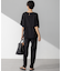 【Oggi7月号掲載/吸水速乾/接触冷感/UVカット】ストレッチジョーゼット テーパード パンツ