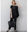 【Oggi7月号掲載/吸水速乾/接触冷感/UVカット】ストレッチジョーゼット テーパード パンツ