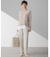 【Oggi7月号掲載/吸水速乾/接触冷感/UVカット】ストレッチジョーゼット テーパード パンツ