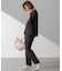 【Oggi7月号掲載/吸水速乾/接触冷感/UVカット】ストレッチジョーゼット テーパード パンツ
