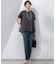 【Oggi7月号掲載/吸水速乾/接触冷感/UVカット】ストレッチジョーゼット テーパード パンツ