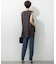 【Oggi7月号掲載/吸水速乾/接触冷感/UVカット】ストレッチジョーゼット テーパード パンツ