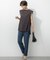 【Oggi・CLASSY.掲載】ストレッチジョーゼット テーパード パンツ