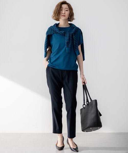 洗える】レーヨンポリエステルストレッチ カーディガン｜ニジュウ