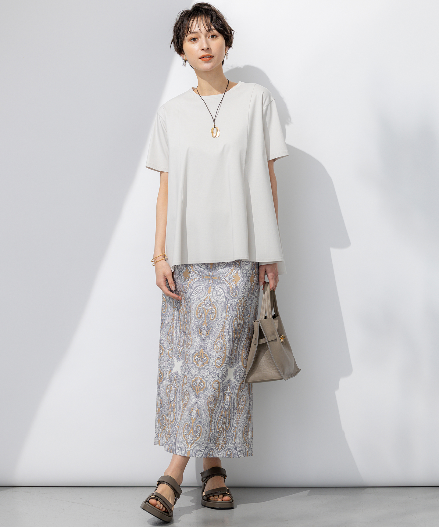 【Oggi5月号掲載】淡水パール イヤリング