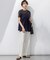【Oggi5月号掲載/洗える】リネンレーヨンストレッチ ワイド パンツ
