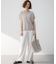 【Oggi5月号掲載/洗える】リネンレーヨンストレッチ ワイド パンツ