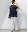 【Oggi5月号掲載/洗える】リネンレーヨンストレッチ ワイド パンツ