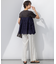【Oggi5月号掲載/洗える】リネンレーヨンストレッチ ワイド パンツ