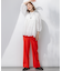 【Oggi5月号掲載/洗える】リネンレーヨンストレッチ ワイド パンツ