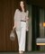 【Oggi5月号掲載/洗える】リネンレーヨンストレッチ ワイド パンツ