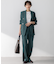 【Oggi5月号掲載/洗える】リネンレーヨンストレッチ ワイド パンツ