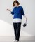 【Oggi5月号掲載/洗える】リネンレーヨンストレッチ ワイド パンツ