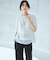 【洗える】リネンレーヨンストレッチ ドロスト ワイド パンツ