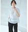【洗える】リネンレーヨンストレッチ ドロスト ワイド パンツ