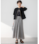 【洗える】リネンレーヨンストレッチ ブルゾン