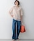 【新色追加/Oggi掲載】ストレッチジョーゼット シアーコンビ カットソー