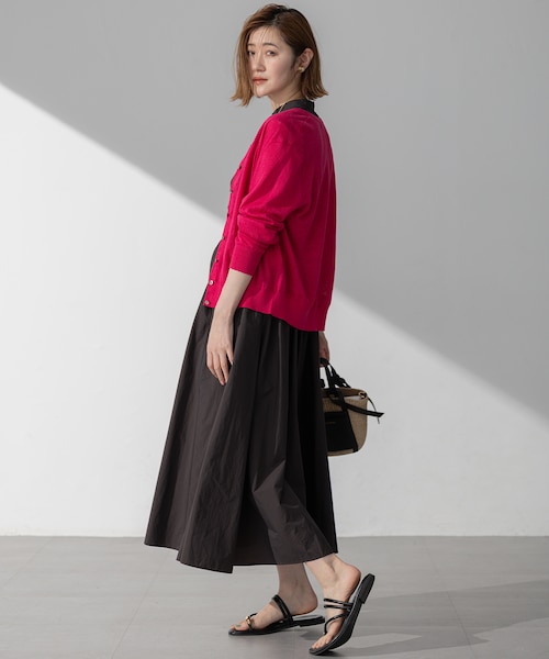 Oggi6月号掲載】ピュアリネンハイゲージ カーディガン｜ニジュウ