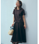 【洗える】Broche チェックレース スカート