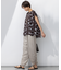 【接触冷感/洗える】フィブリルツイル シャーリング パンツ