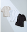 【速乾性/汗じみ防止】半袖 クロップド IT Tシャツ