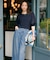 【Oggi6月号掲載/接触冷感】23区DENIM サマー タック ワイド パンツ
