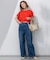 【Oggi6月号掲載/接触冷感】23区DENIM サマー タック ワイド パンツ