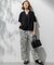 【一部店舗限定/吸水速乾/UVカット/接触冷感】ストレッチジョーゼット フレンチスリーブ ブルゾン