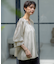 【洗える】クリアトリコットジャージー ギャザーデザイン カットソー