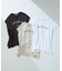 【接触冷感/洗える】BON-PRESAGE ロゴ フレンチスリーブ Tシャツ
