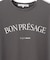 【接触冷感/洗える】BON-PRESAGE ロゴ フレンチスリーブ Tシャツ