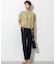 【SLOW/一部店舗限定】ナチュラルピケワッシャー ブラウス