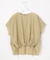 【SLOW/一部店舗限定】ナチュラルピケワッシャー ブラウス
