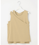 【SLOW/一部店舗限定】ライトツイストコットン レイヤード タンクトップ