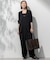 【一部店舗限定/吸水速乾/UVカット/接触冷感/洗える】ストレッチジョーゼット オールインワン
