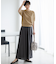 【WEB&一部店舗限定/接触冷感/洗える】ツイストコットンプレーティング スカート