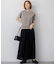 【WEB&一部店舗限定/接触冷感/洗える】ツイストコットンプレーティング スカート