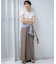 【WEB&一部店舗限定/接触冷感/洗える】ツイストコットンプレーティング スカート