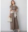 【WEB&一部店舗限定/接触冷感/洗える】ツイストコットンプレーティング スカート