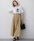 【洗える】JANE PACKERコラボ フォトプリント Tシャツ